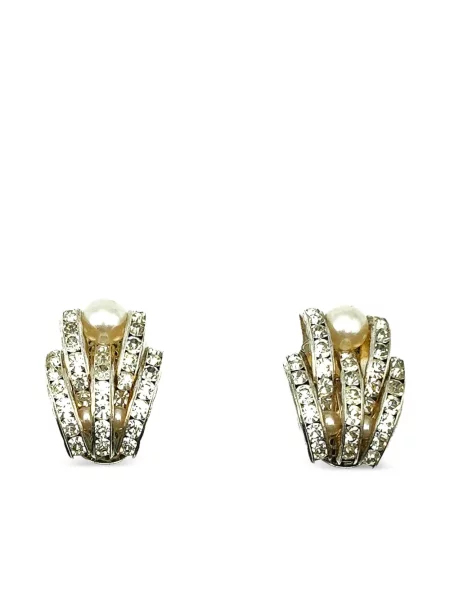Cercei Jennifer Gibson Jewellery de cristal argintiu