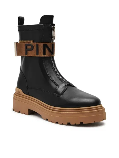 Pinko De piele botine MIA 13 negru