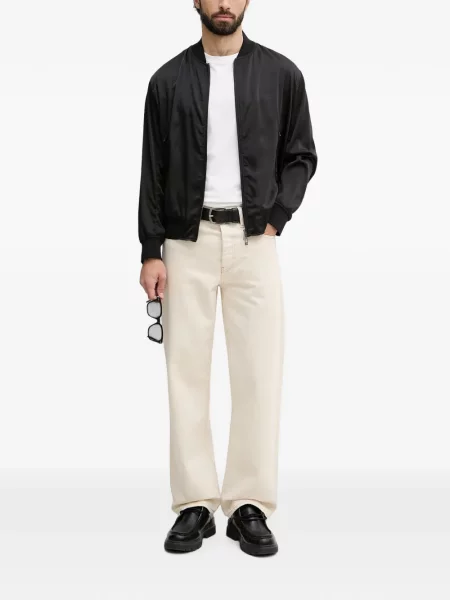 Geacă bomber Armani Exchange cu broderie negru