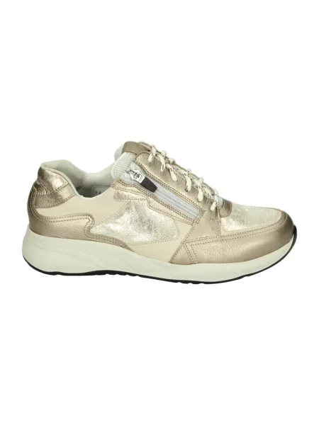 Sneakersy Durea skórzane beżowe