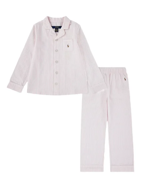 Piżama dziecięca Polo Ralph Lauren różowa