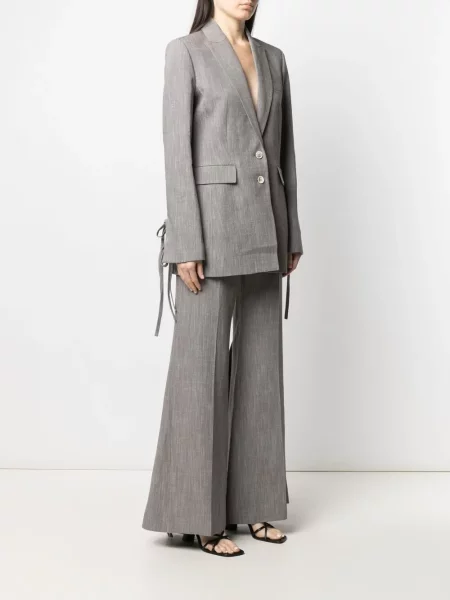 Sacou Off-white cu imagine alb