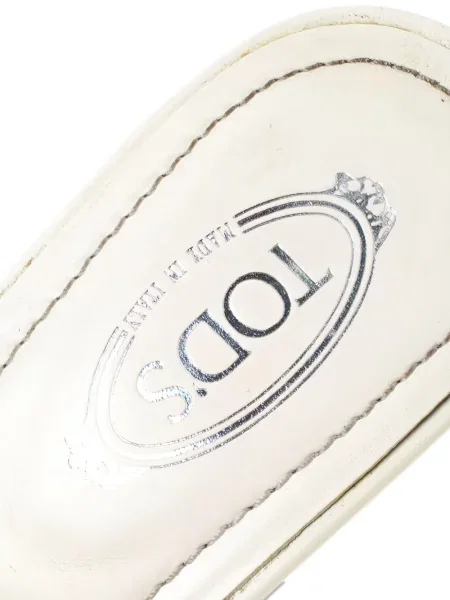 Sandale Tod's cu cataramă alb