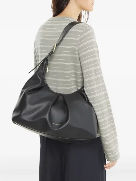 Geantă Maison Kitsune din piele negru