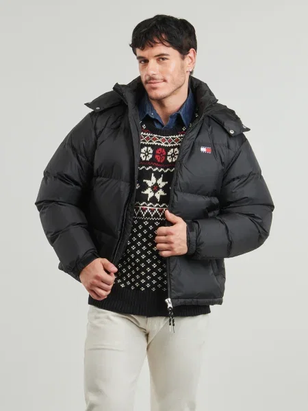 Geacă de blugi Tommy Jeans negru