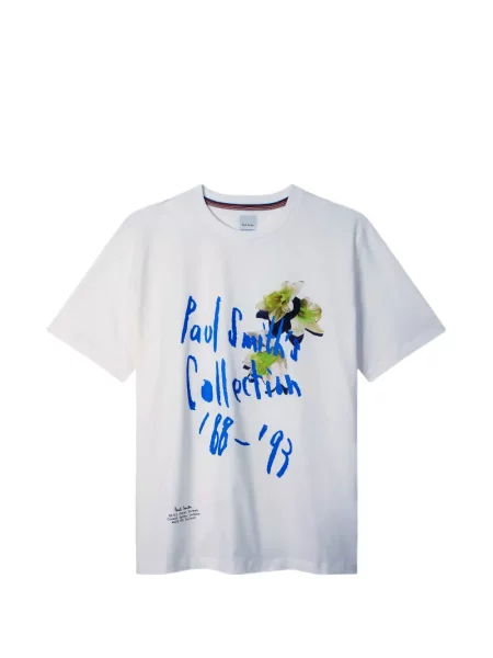 Tricou Paul Smith cu imagine alb