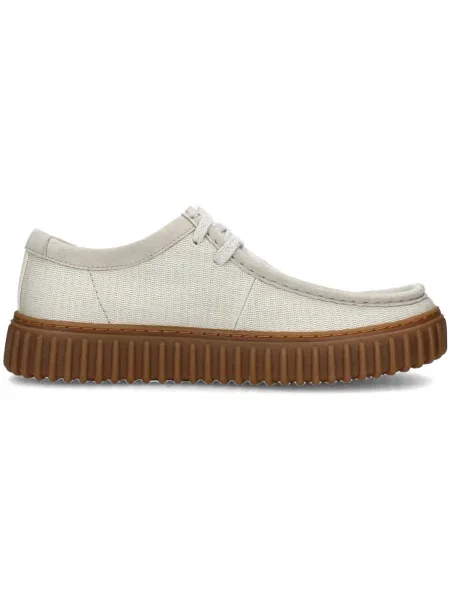 Pantofi Clarks alb