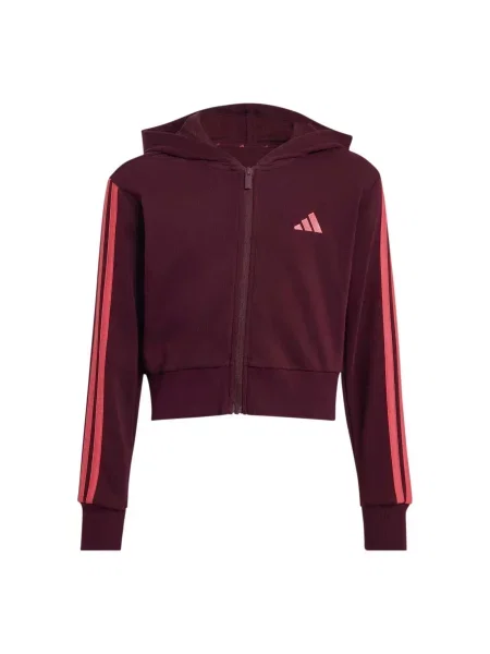 Bluza Adidas Sport Jg 3S Ft Fz Cro Dzieci fioletowa