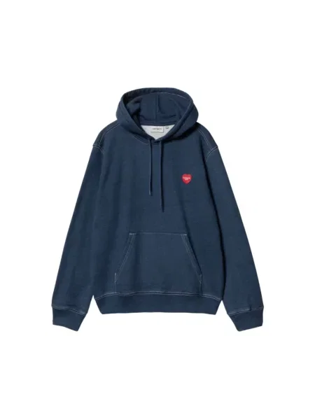 Bluza z kapturem Carhartt Wip niebieska