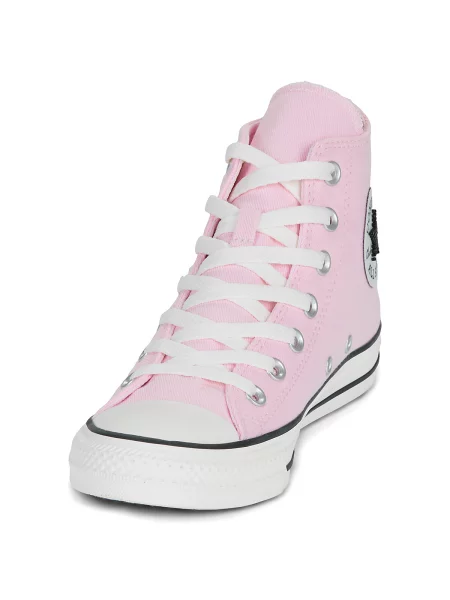 Pantofi Converse cu mărgele roz