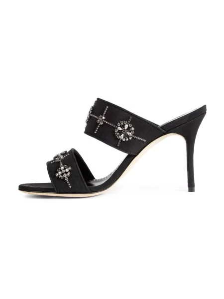 Klapki Manolo Blahnik czarne