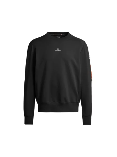 Bluza Parajumpers z okrągłym dekoltem czarna