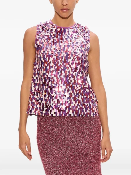 Top Simon Miller cu paiete violet