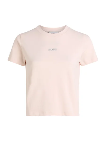 Calvin Klein Jeans Majica Placed Institutional Slim Fit roza