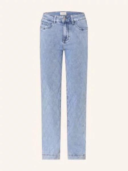 Cartoon Proste Dżinsy Z Kamieniami Ozdobnymi blau niebieskie