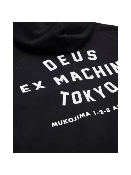 Bluza z kapturem Deus Ex Machina z kapturem czarna
