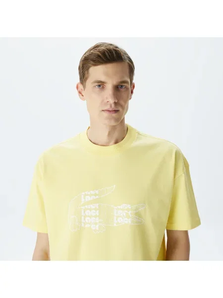 Lacoste T-Shirt żółty