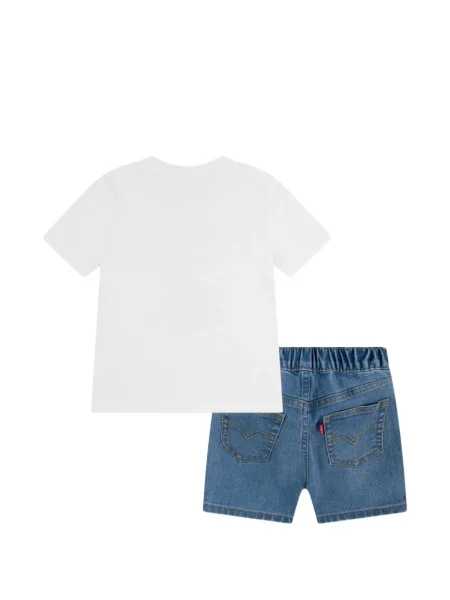 Dětské kraťasy Levi's bílé