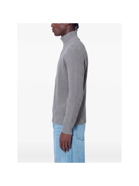 Dzianinowy kardigan Mm6 Maison Margiela szary