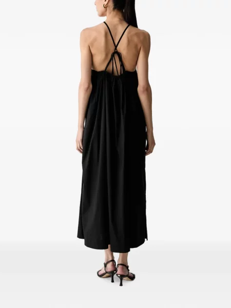 Rochie maxi Benetton cu bretele negru