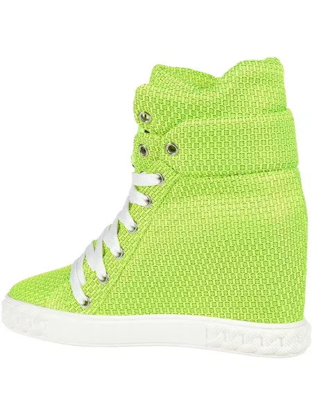 Кроссовки Casadei зеленые
