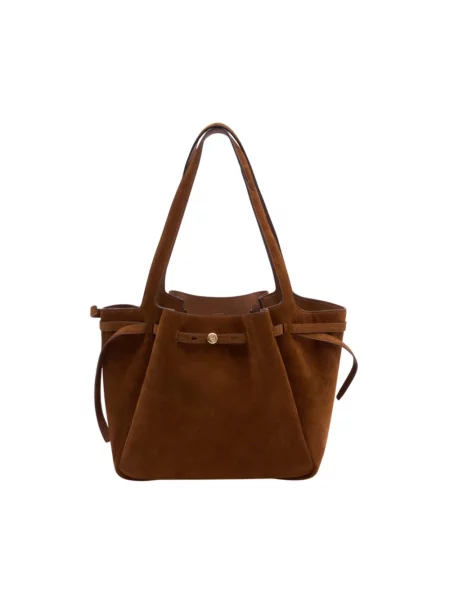 Shopperka Tory Burch brązowa