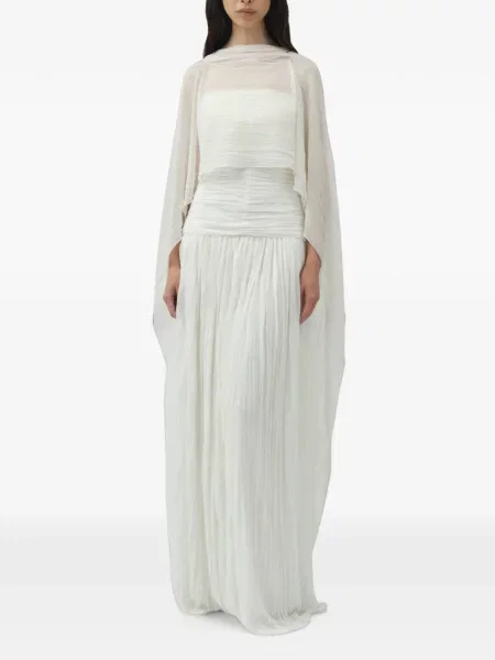 Rochie maxi Simkhai din jerseu alb