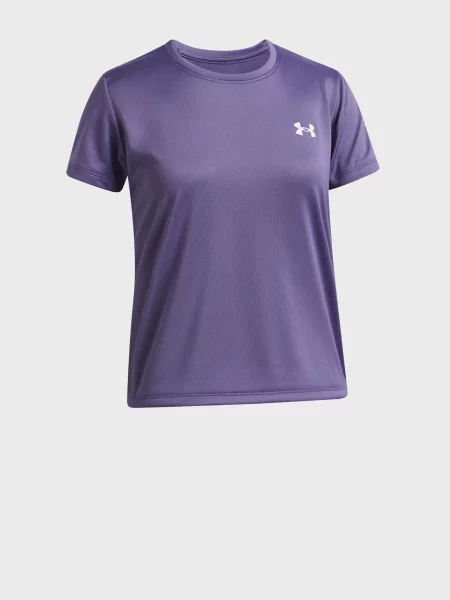 Дитяча футболка Under Armour фіолетова