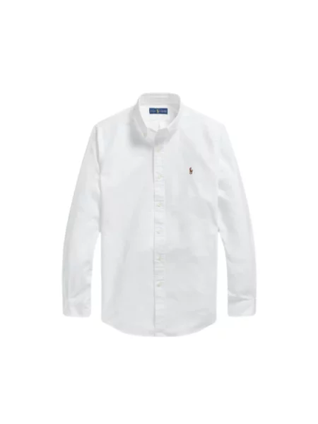 Koszula Polo Ralph Lauren z długim rękawem z twillu biała
