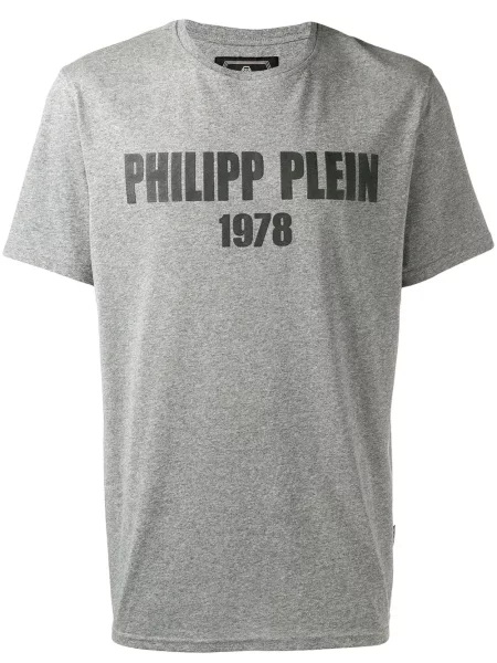 Tricou Philipp Plein cu imagine gri