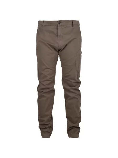 Pantaloni cargo C.p. Company conici cu autograf maro