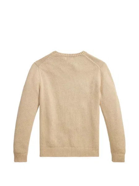 Tricou polo Polo Ralph Lauren cu glugă cu blană cu broderie roșu