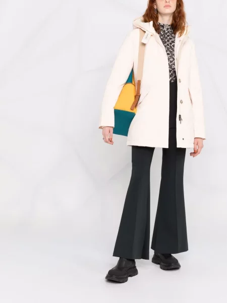 Trumpas paltas Woolrich izoliuoti