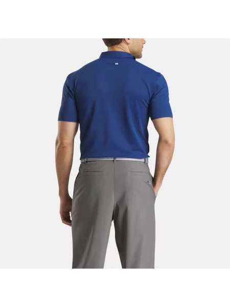 Reebok koszulka polo z dzianiny pique z klejonymi warstwamiunisex VECTOR NAVY Size: S granatowa