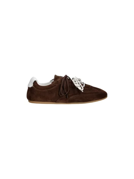 Sneakersy Alohas zamszowe brązowe