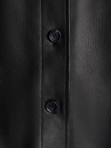 Fustă din piele Bally negru