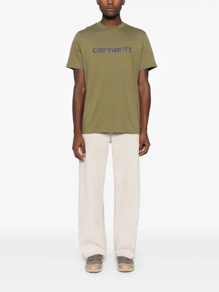 Marškinėliai Carhartt Wip žalia
