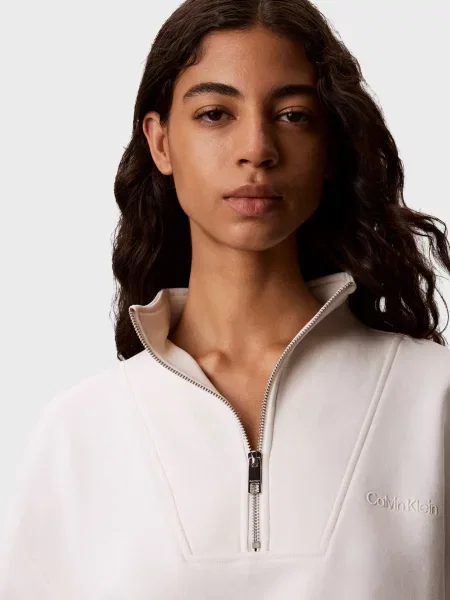 Махровий светр Calvin Klein білий