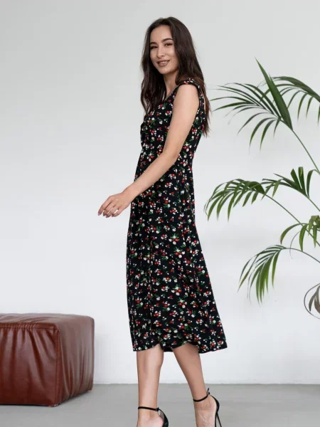 Сарафан RiMari віскоза/модал чорний