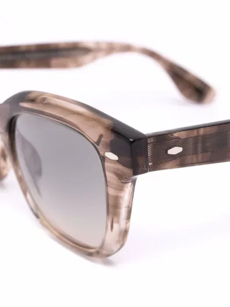 Okulary przeciwsłoneczne Oliver Peoples brązowe