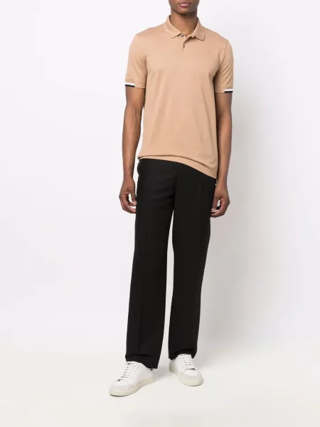 Tricou polo Boss cu dungi