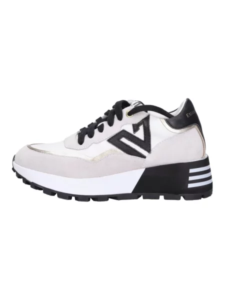 Sneakersy Emanuélle Vee zamszowe białe