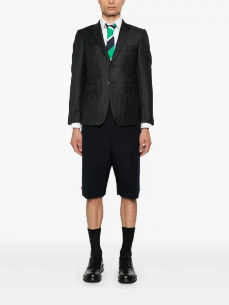 Šortai Thom Browne aukštu liemeniu mėlyna