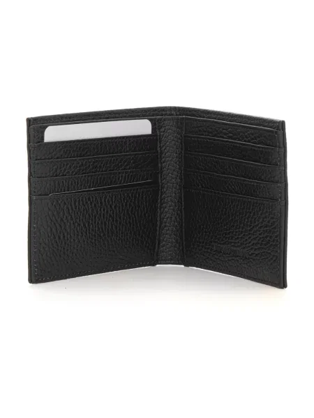 Portfel Emporio Armani skórzany czarny