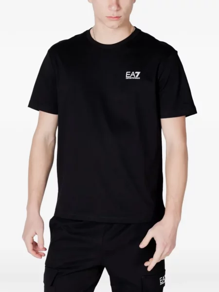 Tricou Ea7 Emporio Armani cu imagine negru