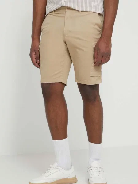 Къс панталон Tommy Hilfiger бежово
