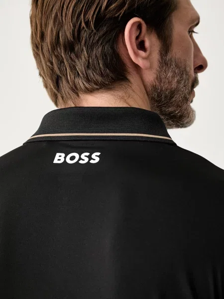 Поло Boss Green зеленое