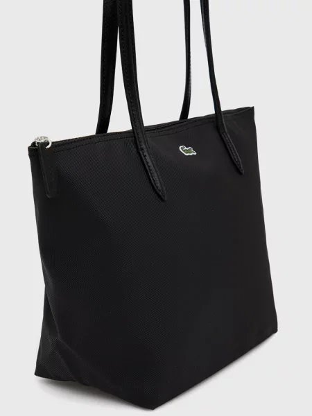 Shopperka Lacoste klasyczna czarna