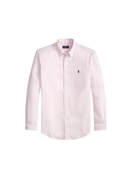 Koszula casualowa o kroju regular fit z czystego lnu Polo Ralph Lauren różowa