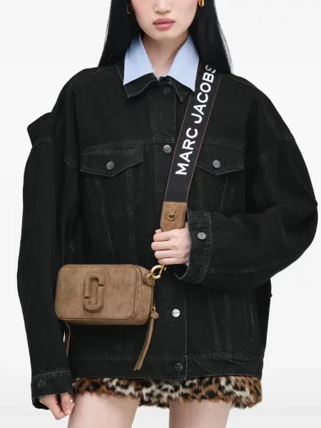 Geantă Marc Jacobs din piele de căprioară